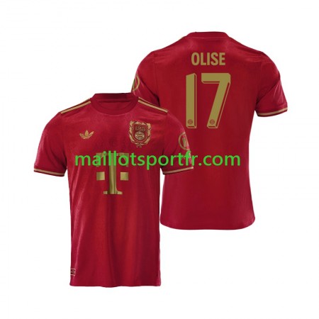 Maillot de Foot Bayern Munich 125th Michael Olise 17 Anniversaire Domicile Rouge 2024/25 Maillot de Foot Bayern Munich 125th Michael Olise 17 Anniversaire Domicile Rouge 2024/25